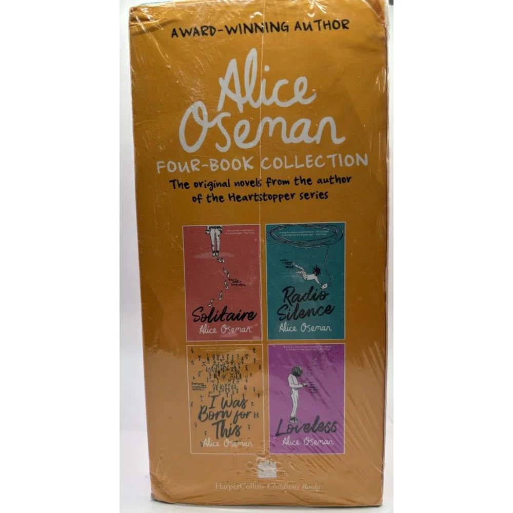 Alice Oseman‎ Four-Book Box Set (Solitaire, Radio Silence, I Was Born, Loveless)